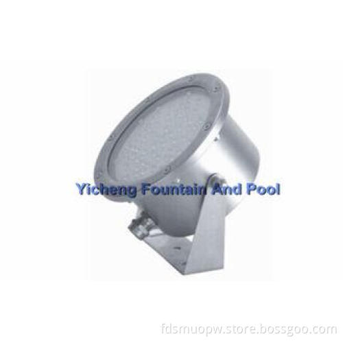 Stretching LED Underwater Fountain Lights with toughened gl